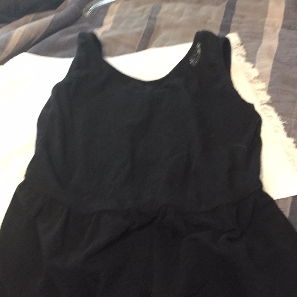 Black mini dress